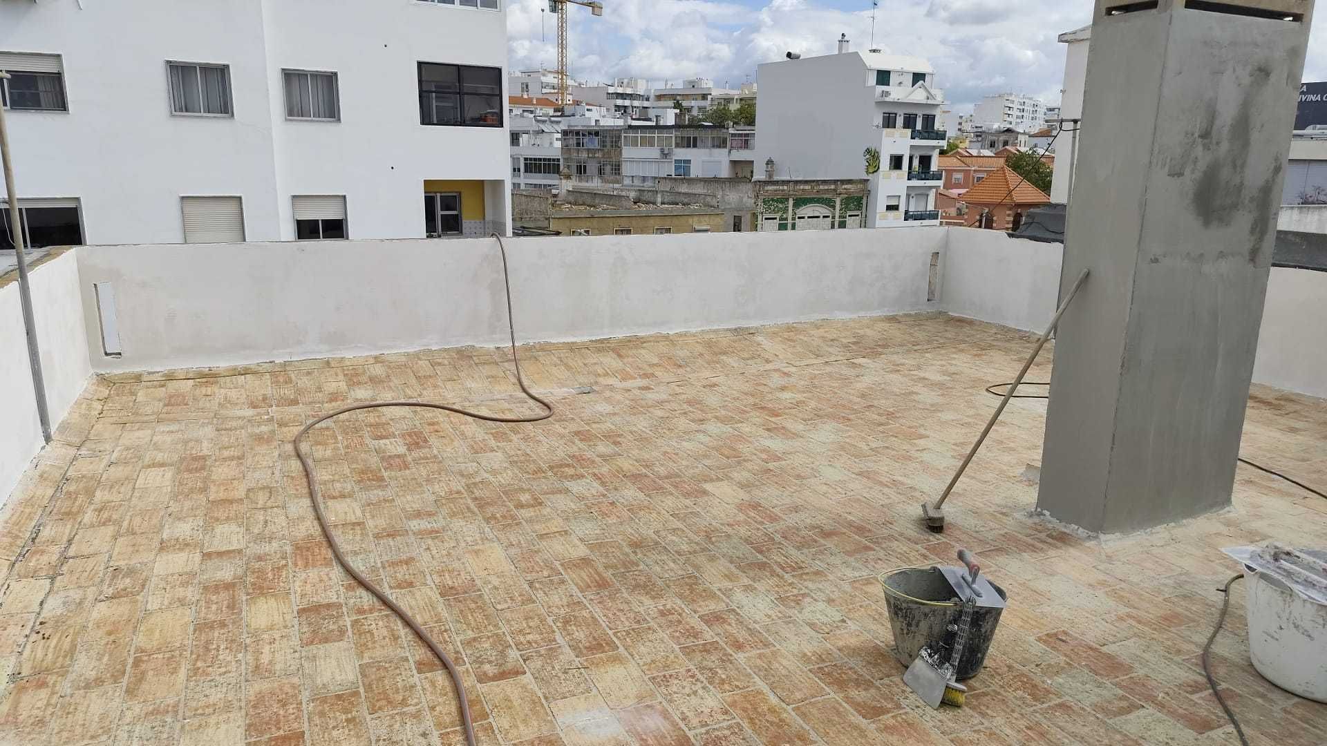 Pintura e impermeabilização de edifícios