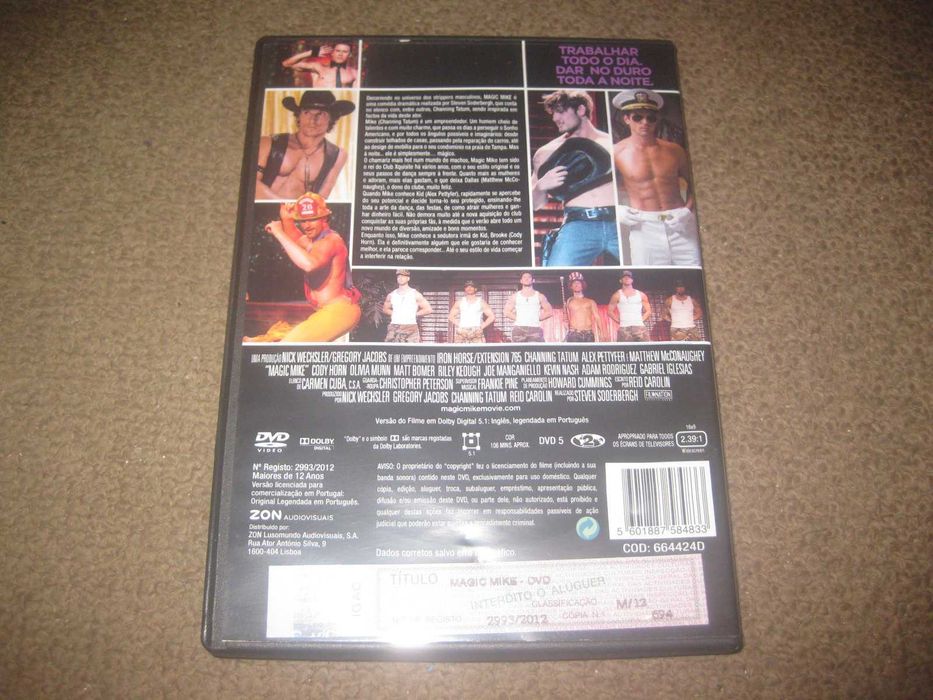 DVD "Magic Mike" com Matthew McConaughey
