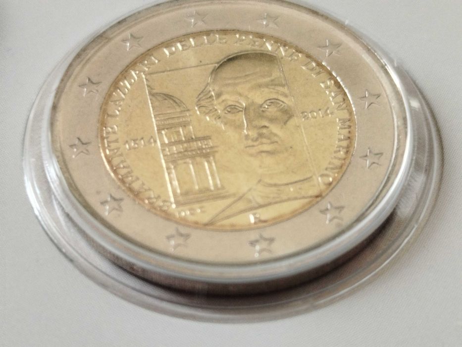 2 Moedas Comemorativas (2014) – Giacomo Puccini e Donato Bramante