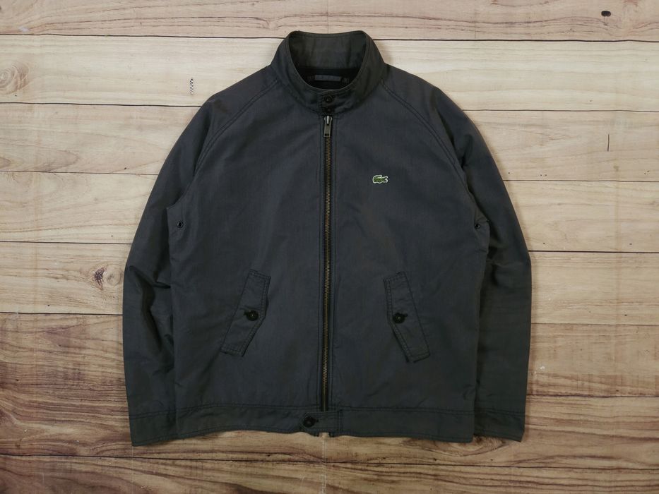 LACOSTE Kurtka Harrington Męska Szara Logowana r. 54