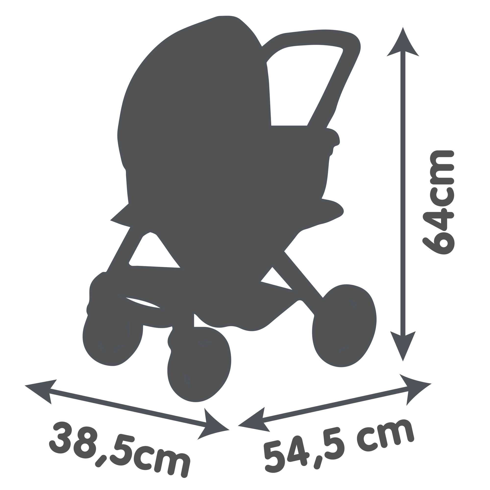 Уцінка! Коляска для ляльки Maxi-Cosi 3 в 1. Рожева перлина 7600253121