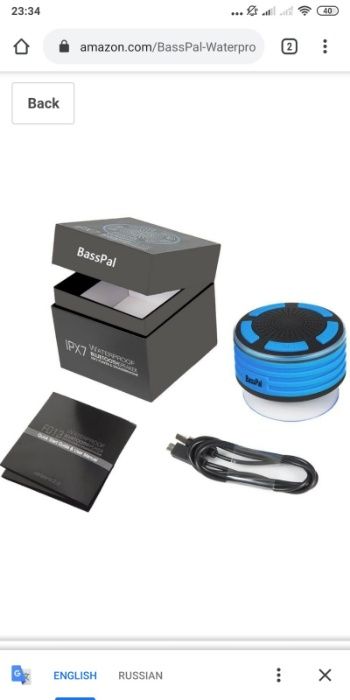Блютуз колонка,FM Radio,фм радіо,на присосці,водозахисна, Bluetooth