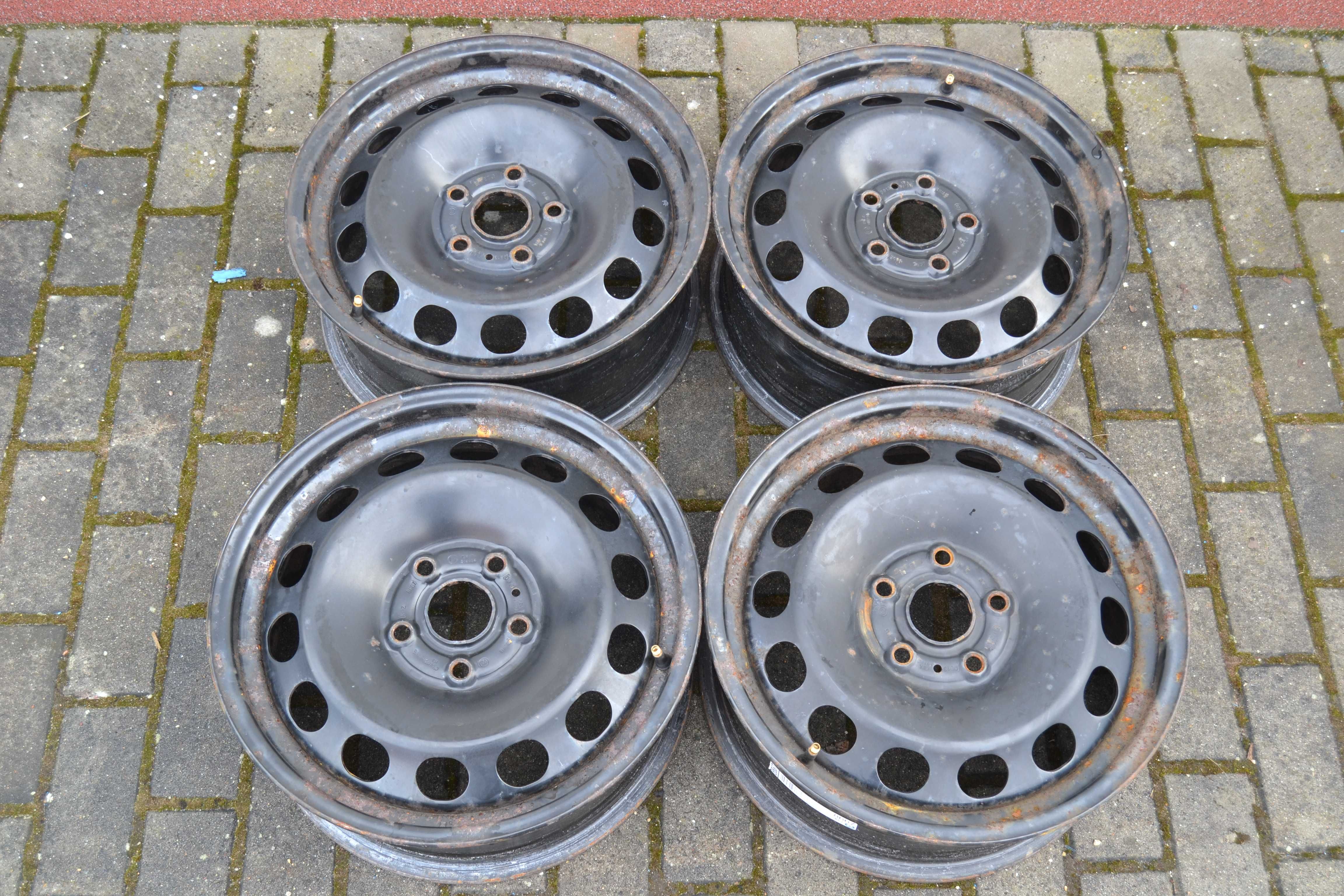 Felgi stalowe VW Audi Skoda Seat 16 cali 5x112 et46 57,1 vw audi skoda