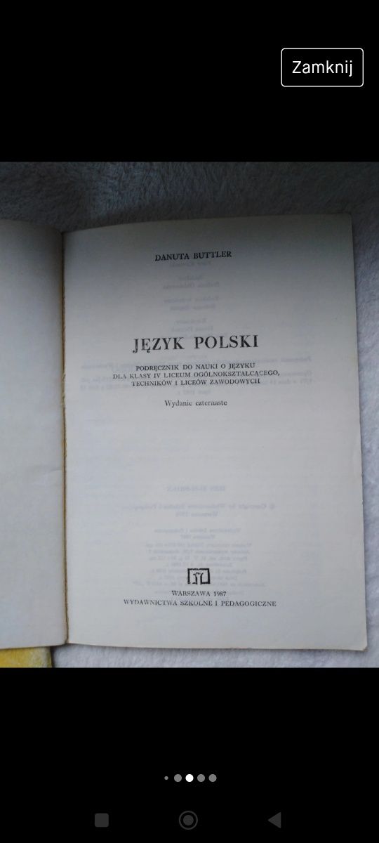 3 książki do języka polskiego 1,2 4 klasa
Cena za wszystkie książki.