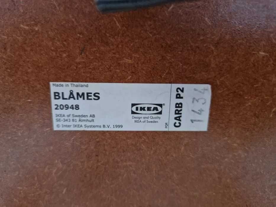 KRZESEŁKO do karmienia, IKEA BLAMES, drewniane, z pasami, stan BDB