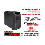 HP Z8 G4 - 2xXEON Gold 6154 2P | RTX 4080 16GB GDDR6