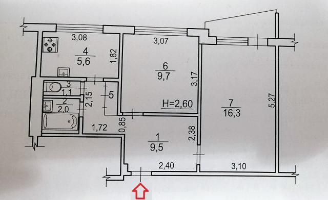 Метро Героев Труда продам 2х комнатную квартиру