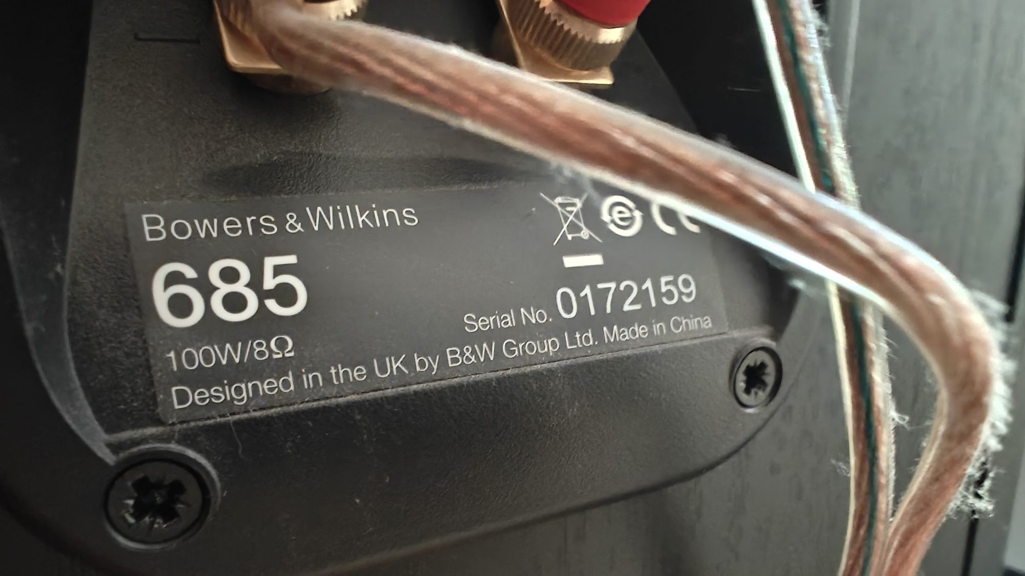 2 kolumny B&W Bowers & Wilkins 685 Stan bardzo dobry