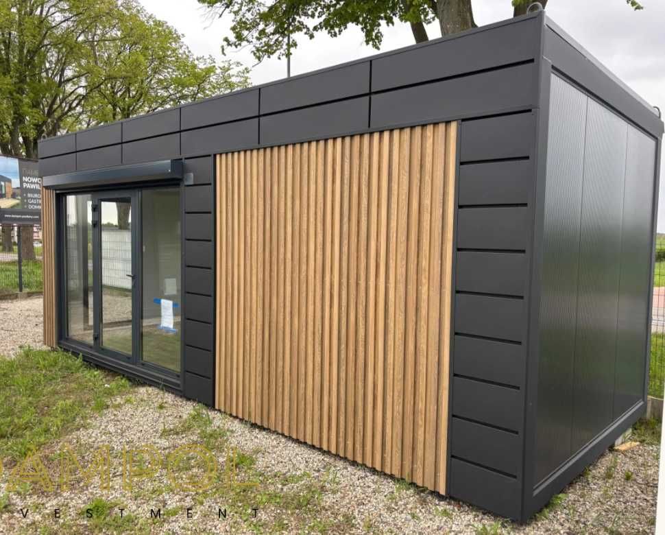 Nowoczesny pawilon/kontener 6x3 m/usługowy/biurowy/handlowy/ogrodowy