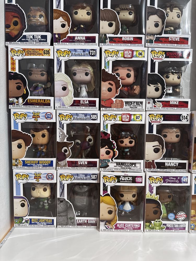 Pop funko - disney, game of thorns, stranger things, Dc entre outros