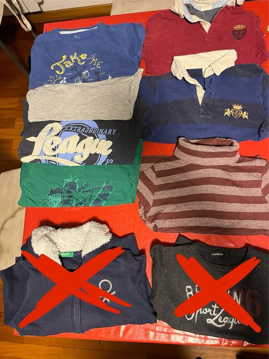 Lote (F) Conjunto peças Roupa Criança 4-5 anos