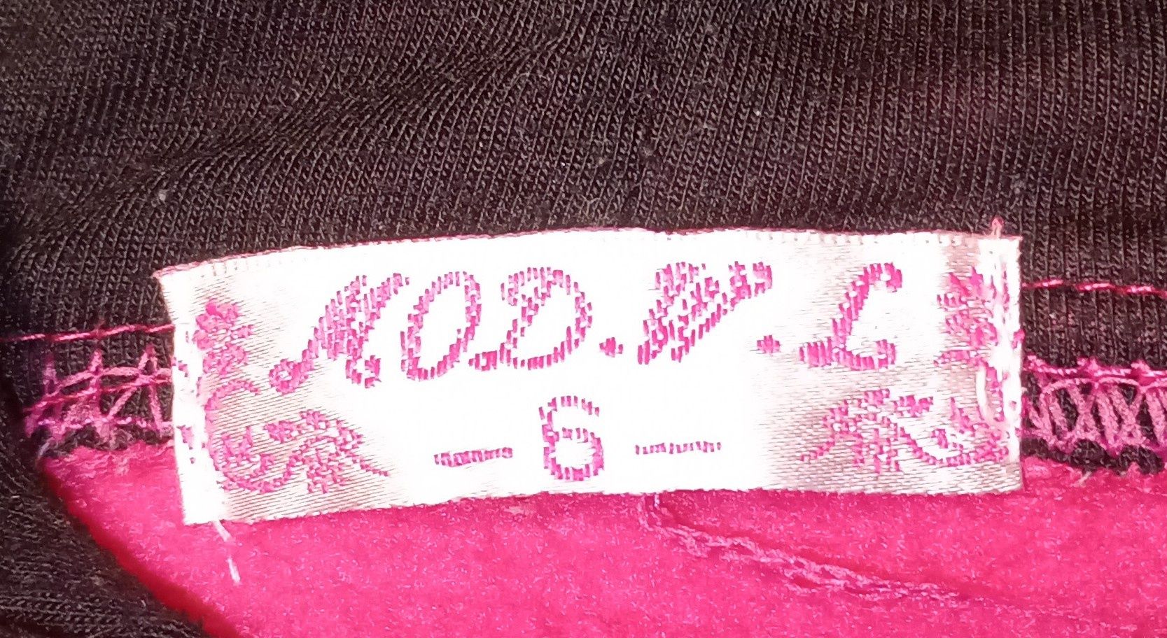 Bluza kangurek z kapturem różowa M.O.D.W.L 6 lat