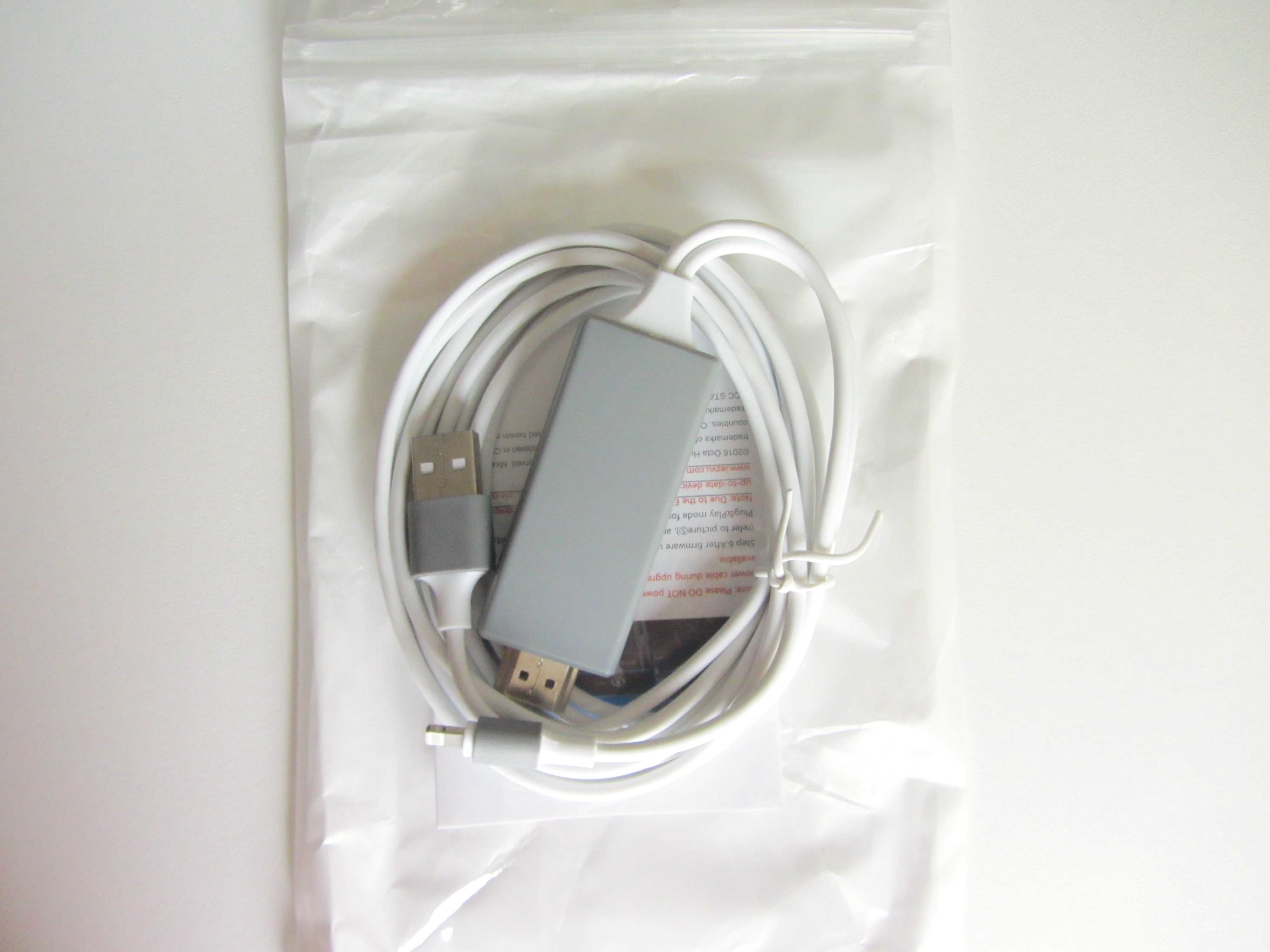 Кабель Lightning HDMI MHL 2м. Подключите iPhone или iPad к телевизору