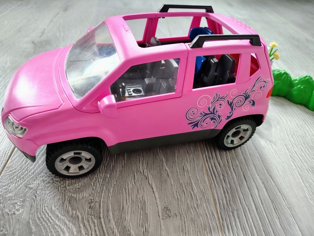 Zestaw Playmobil kamper samochód auto