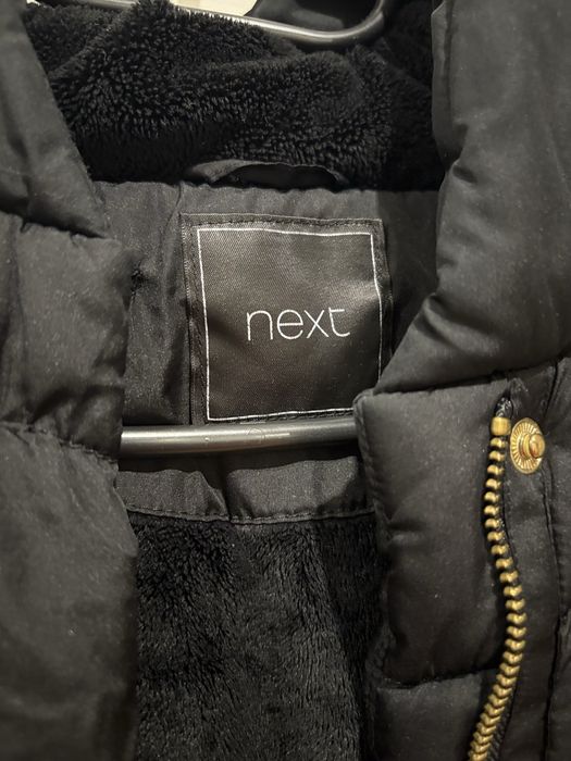Płaszczyk zimowy czarny 152 cm 12 lat Next