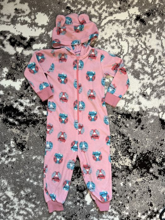 Флисовый ромпер, флісовий ромпер, человечек, кигуруми, размер 86