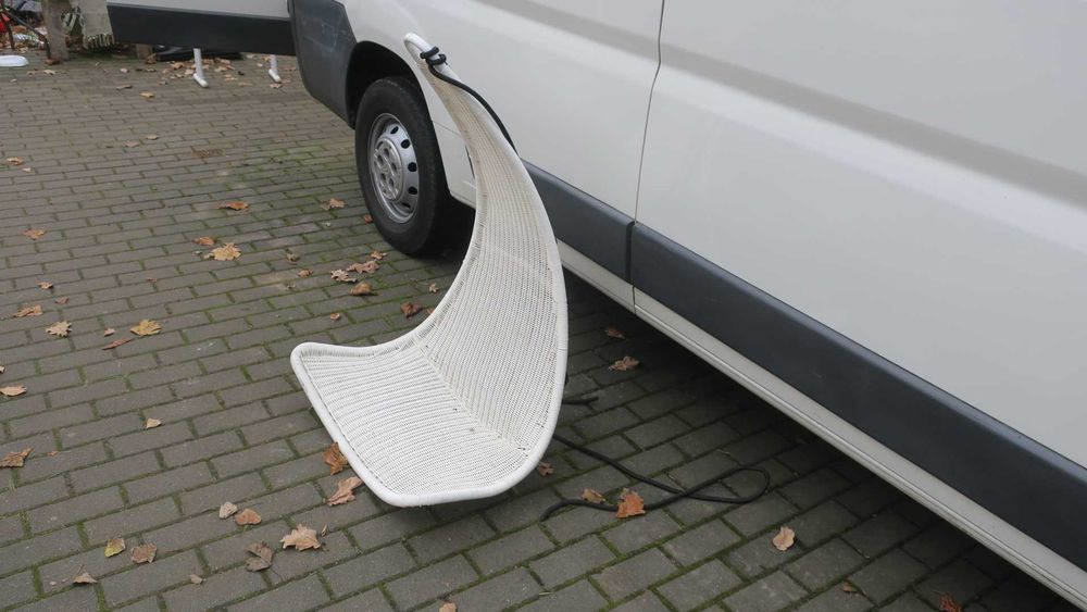 Fotel wiszący bujak ogrodowy kosz kokon