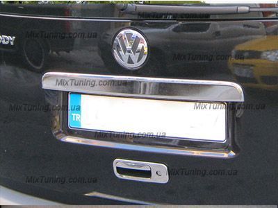 Накладка на планку над номером Кадди/ Т5/Т4 (VW Caddy/T5/T4) нерж.