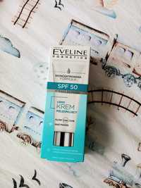 Eveline lekki krem do twarzy z filtrem uva/uvb + niacynamid SPF 50