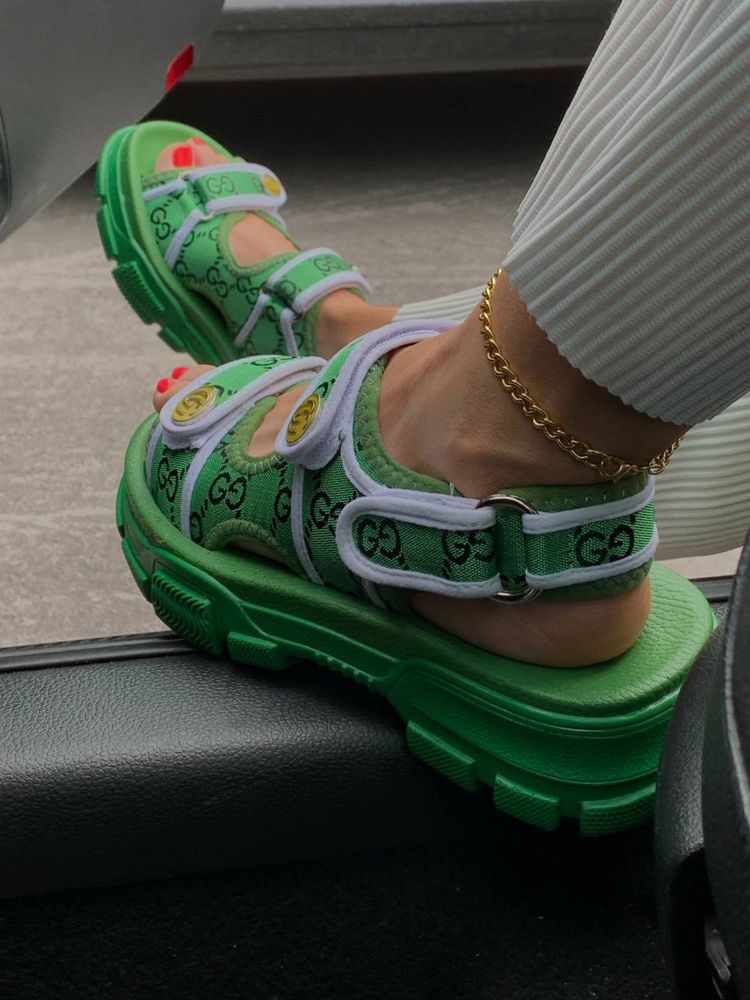 Gucci Sandals Green