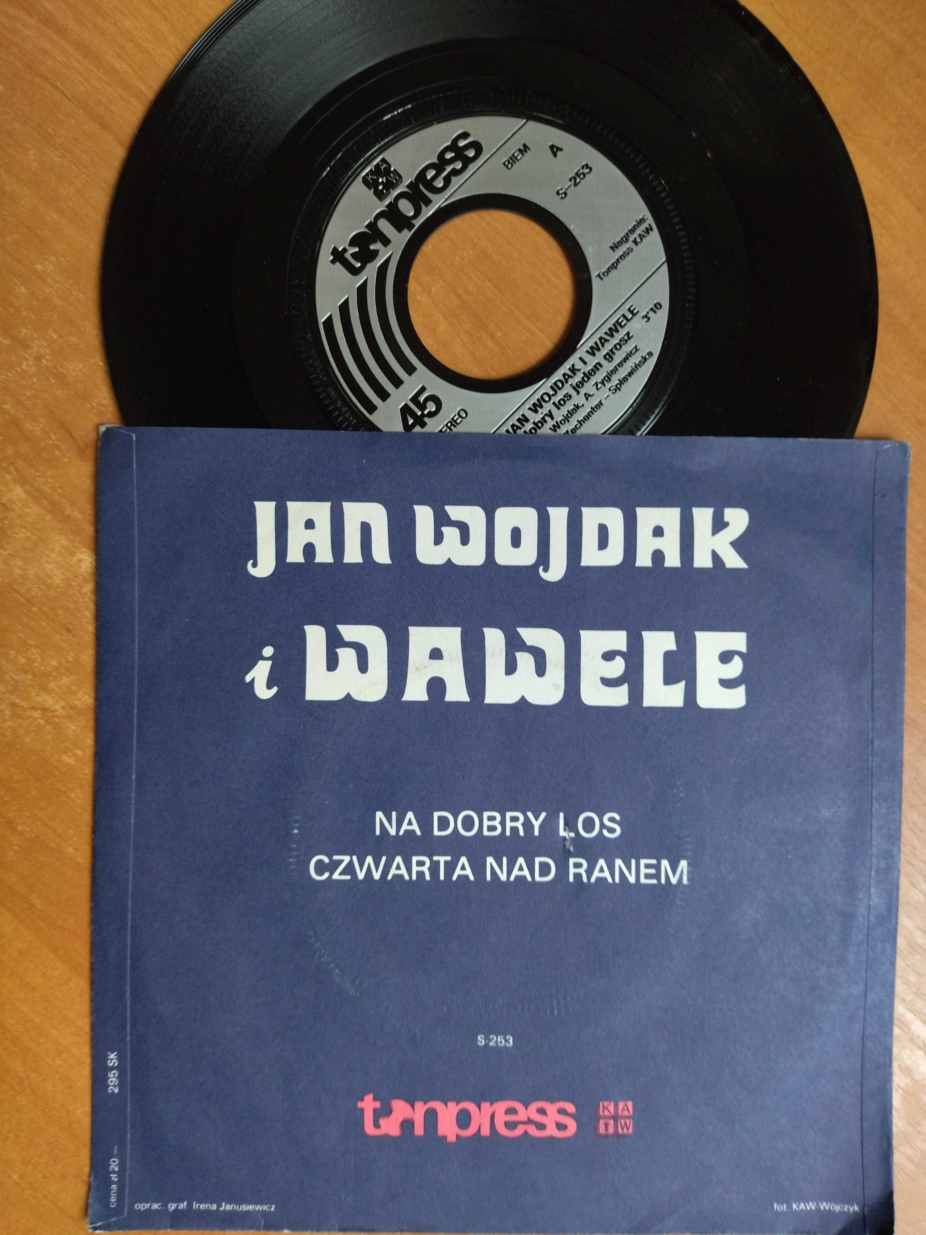 Jan Wojdak i Wawele Na dobry los singiel winyl