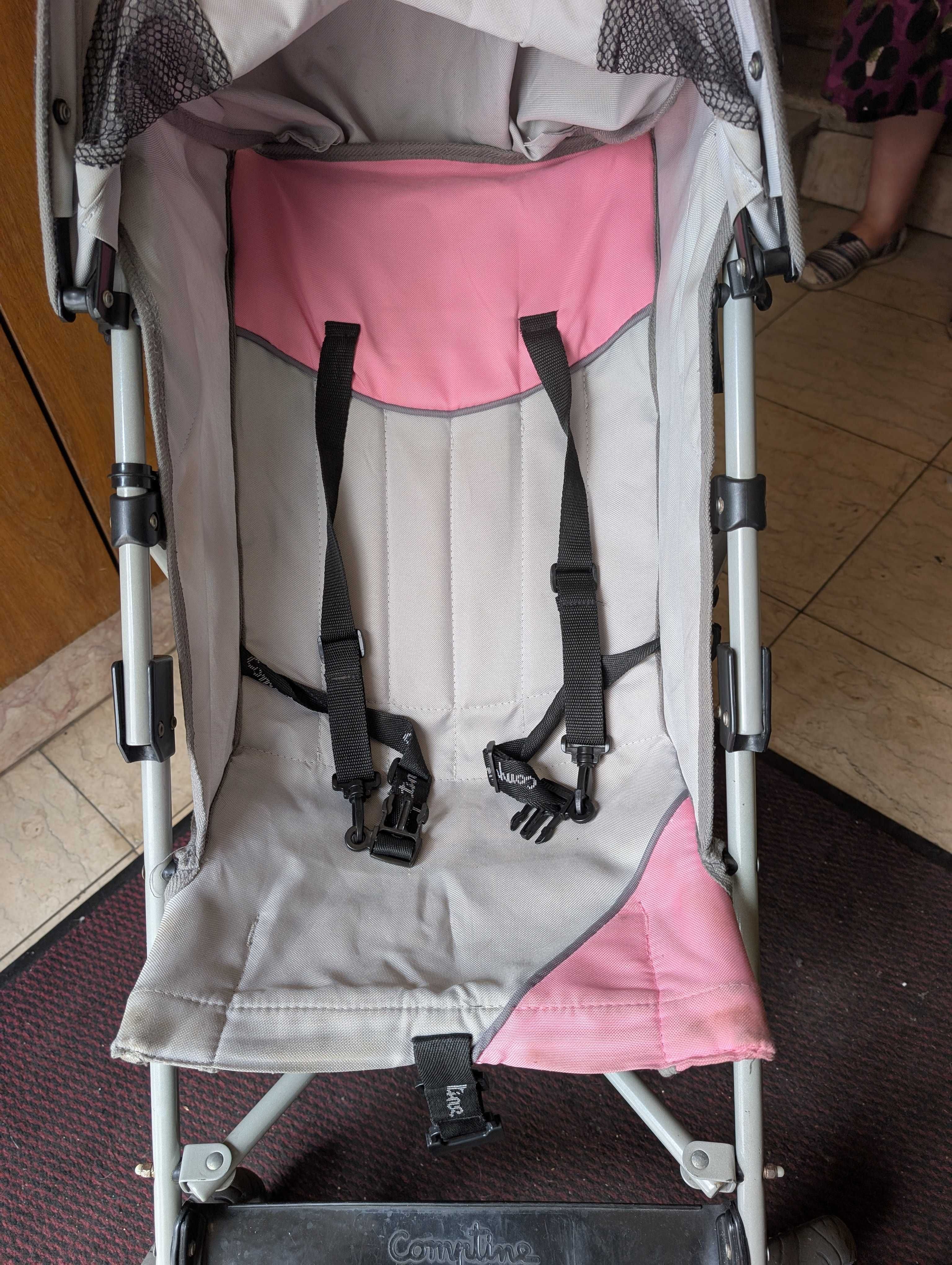 Carrinho bebé rosa
