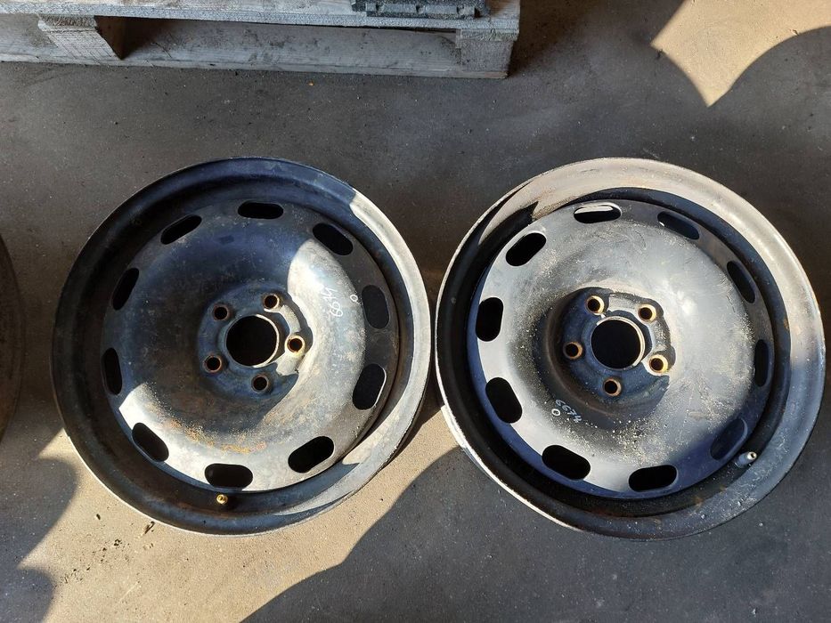 FELGA STALOWA 2 SZT 5x100 6Jx15 ET38 FI57,1 SEAT SKODA VW 1J0601027Q