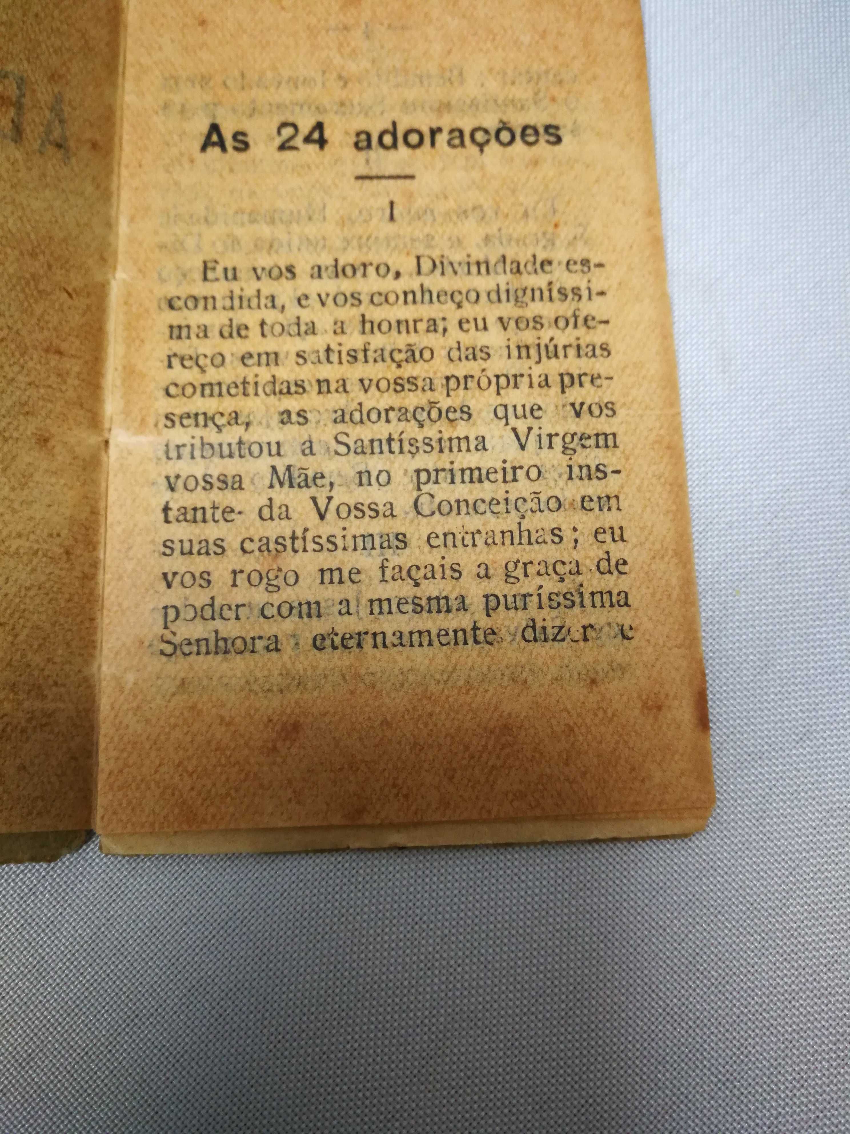 as 24 adorações - um livrinho religioso mínimo de 1923