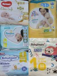 Безкоштовна відправка Підгузки дитячі Huggies, Pampers, Babydream, ASD