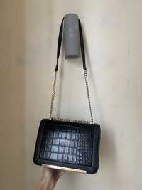 сумка чорна крос боди Guess оригінал, сумочка cross body