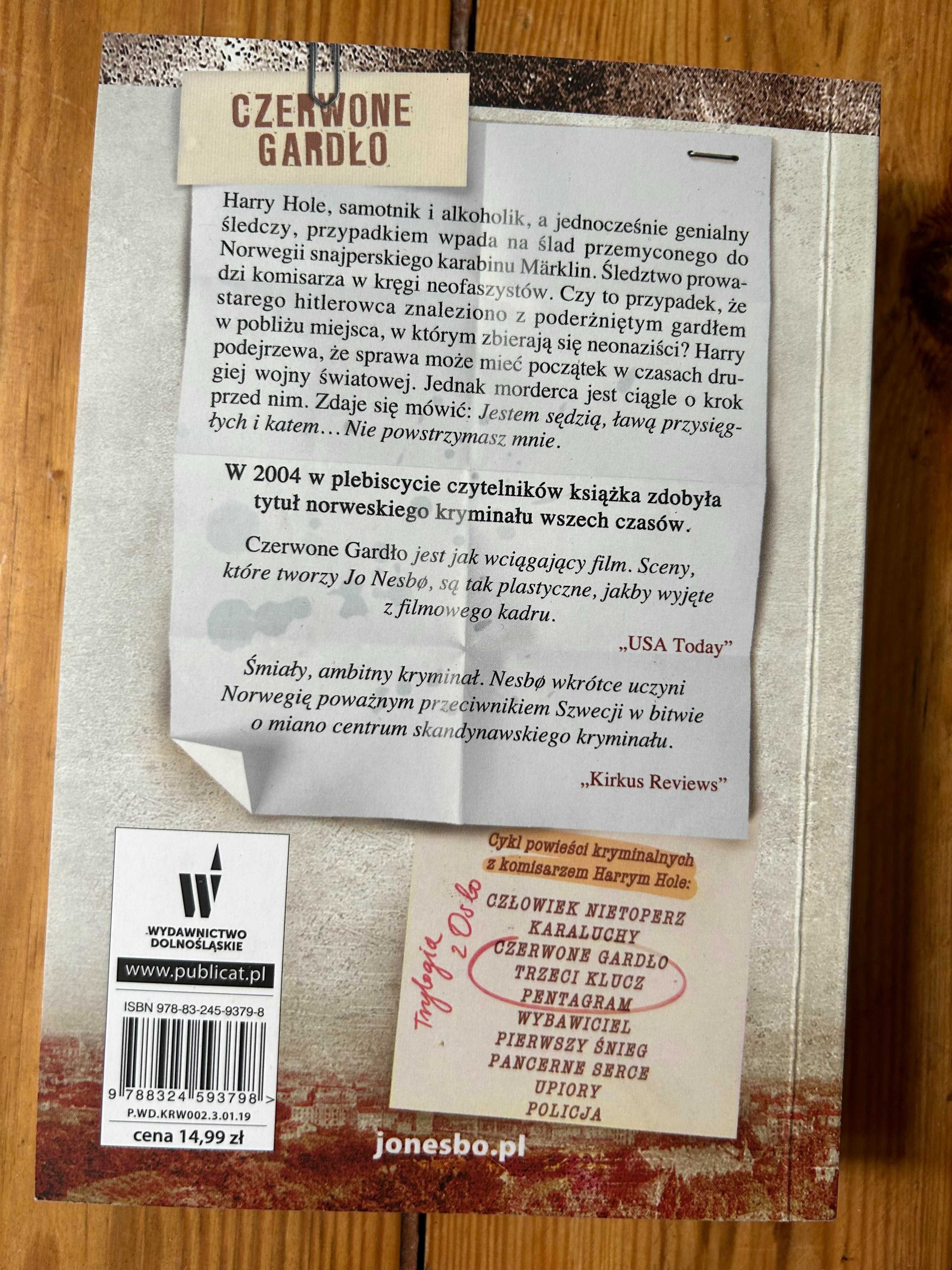 Czerwone gardło - Jo Nesbo