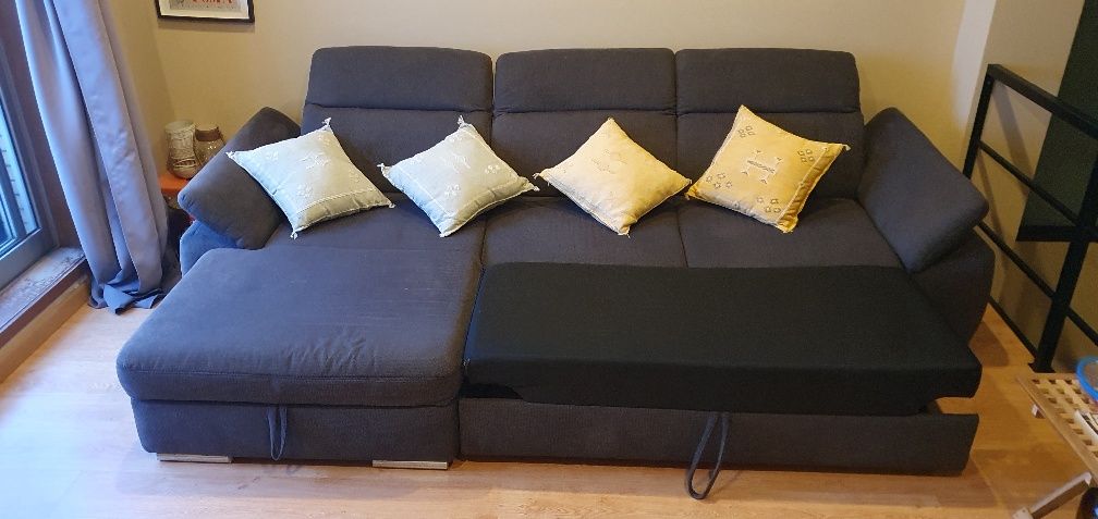 Sofá Chaise Longue, Excelente Estado (s/ entrega)