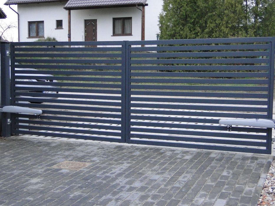 BRAMA rozwierna nowoczesna palisada 150cmx500cm OCYNK+RAL PRODUCENT
