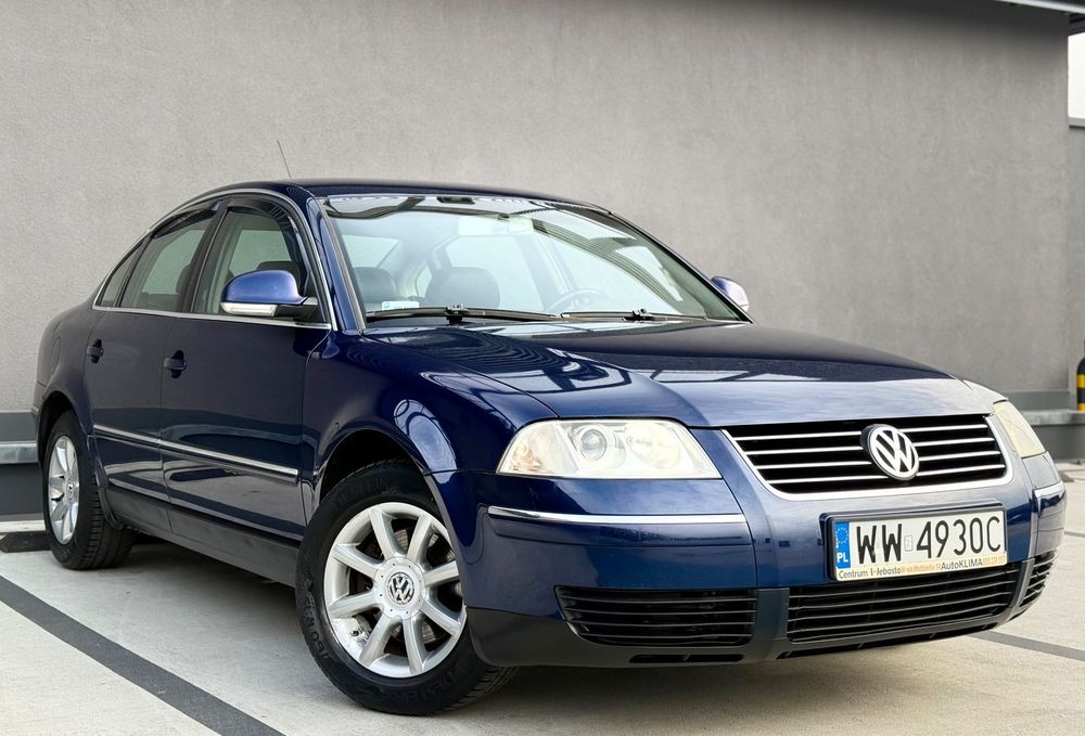 Volkswagen Passat 1.9TDI Skóry Zmieniarka Climatronic Alu