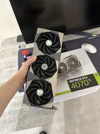 Rtx4070TI MSI Suprim в состоянии новой с документами