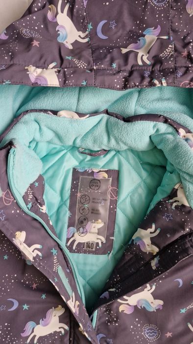 Kurtka narciarska cool club jednorożce 140