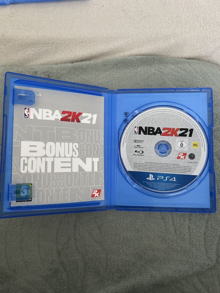 PS4 NBA 2k21  + gratis Nba 2k18 bez pudelka