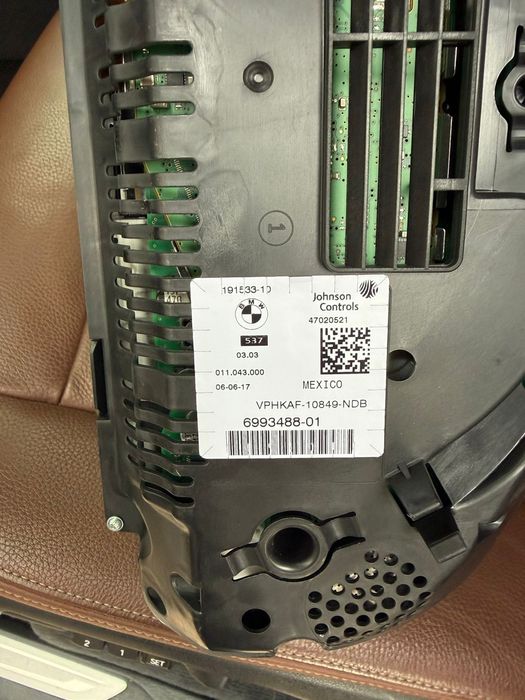 Приборная панель,  щиток BMW X5 f15 дизель официальный 6993488-01