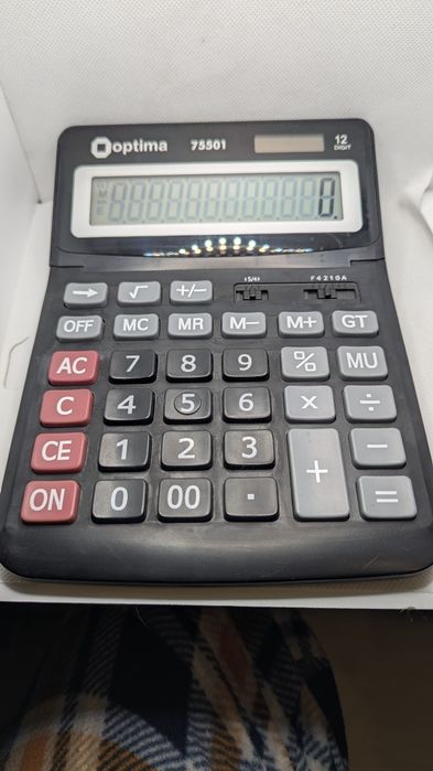 Калькулятор Optima 75501, Gates DC-838