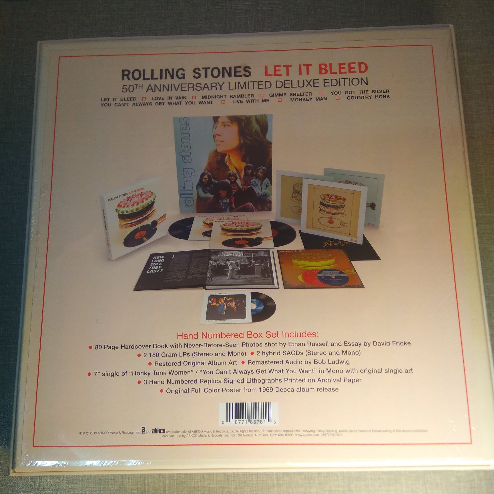 Rolling Stones : Let It Bleed LP BOX /Виниловая пластинка /VL / SACD