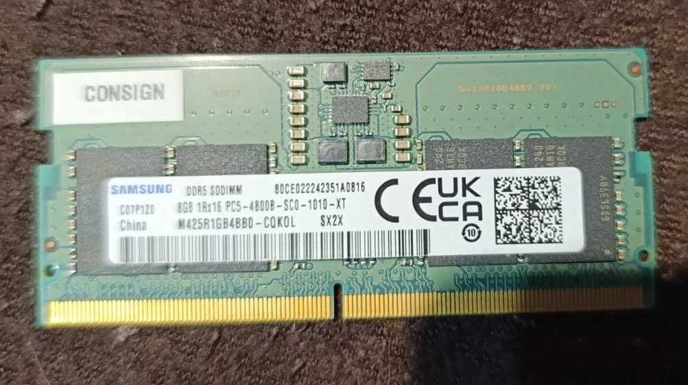 Оперативная память ддр5/DDR5  16Гб SODIMM Samsung 2х8gb