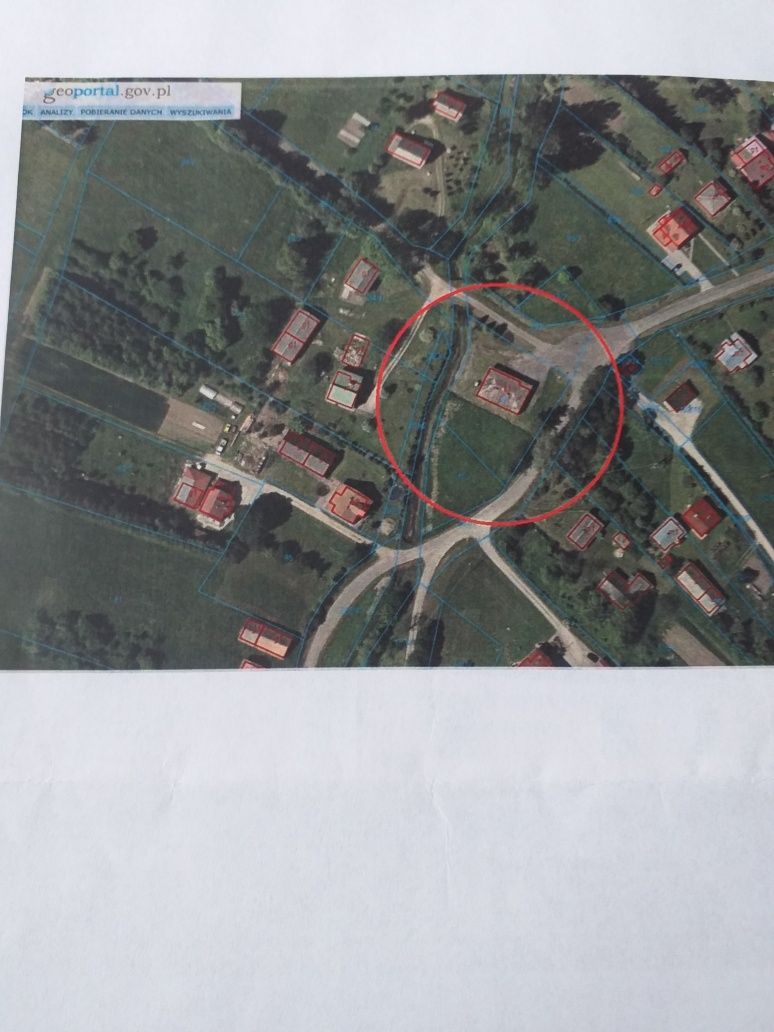 Działka z budynkiem w Dudyńcach