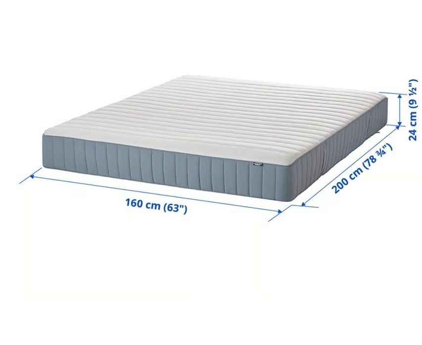Łóżko i materac do spania 160x200