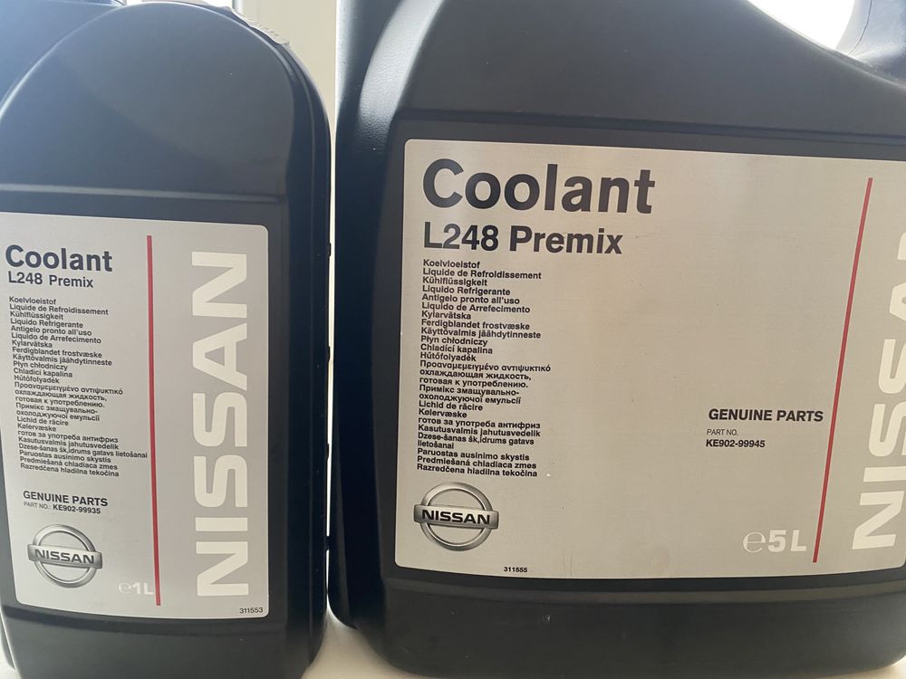 Антифриз Nissan Coolant L248 premix