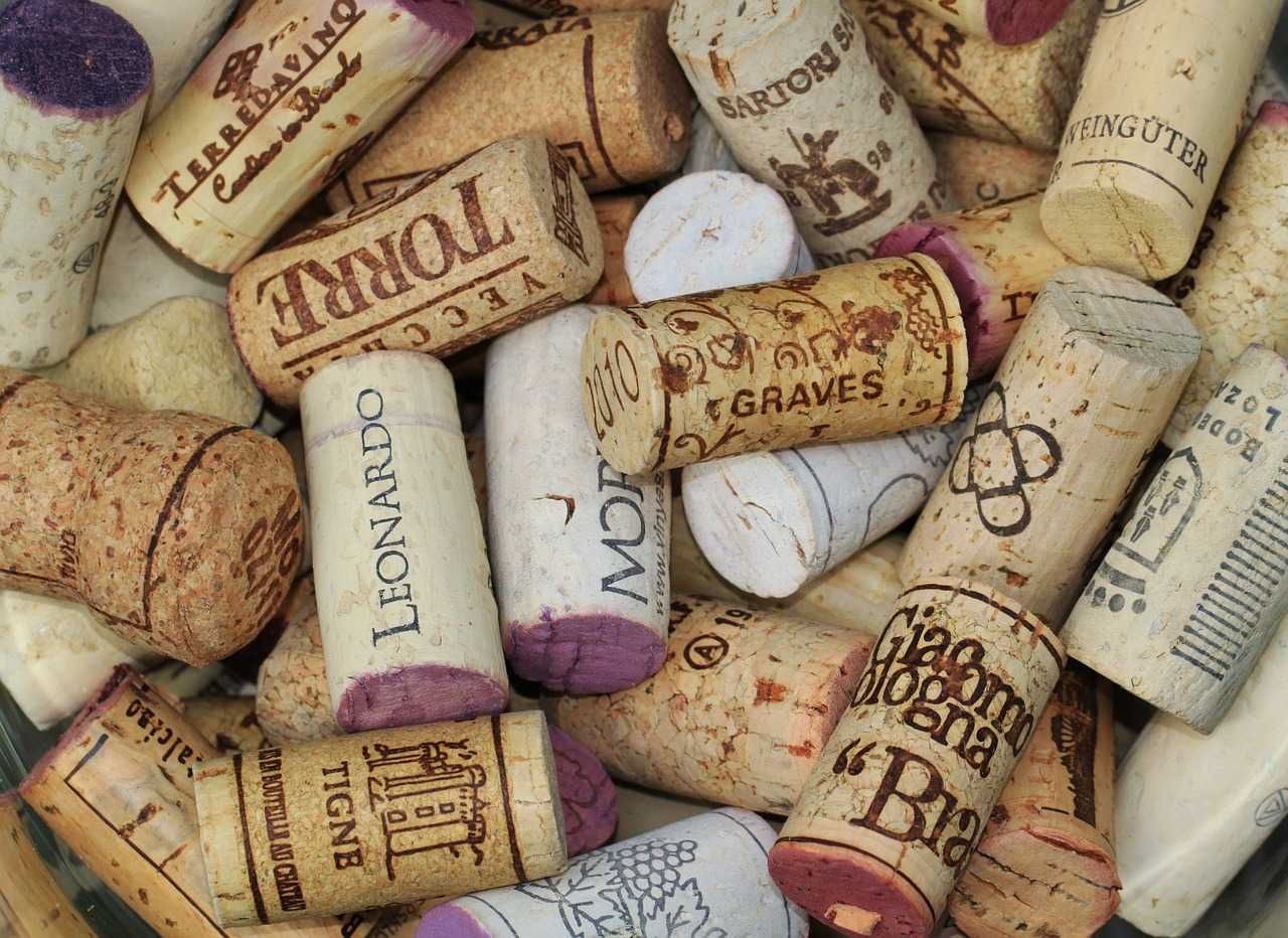 Rolhas  vinho em cortiça - usadas