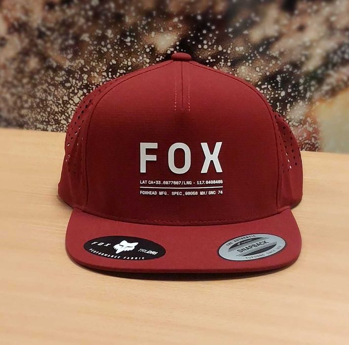 Czapka Z Daszkiem Fox Non Stop Tech Snapback Rust