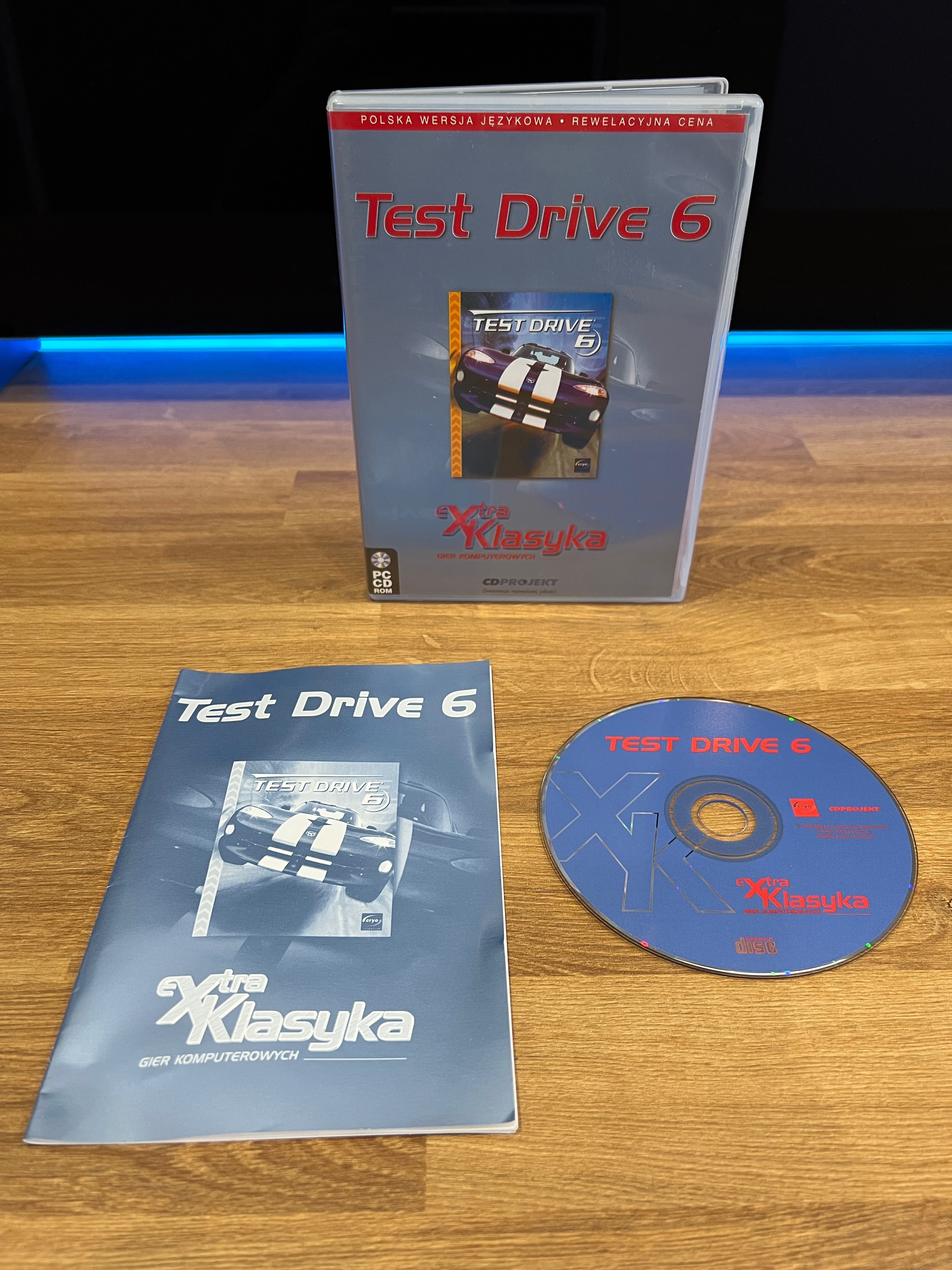 Test Drive 6 gra (PC PL 2000) DVD BOX kompletne wydanie eXtra Klasyka