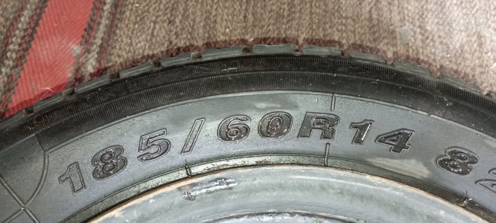 Шины 185/60 R14+диски 4*98