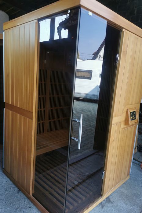 Okazja luksusowa, panoramiczna sauna infrared na podczerwień