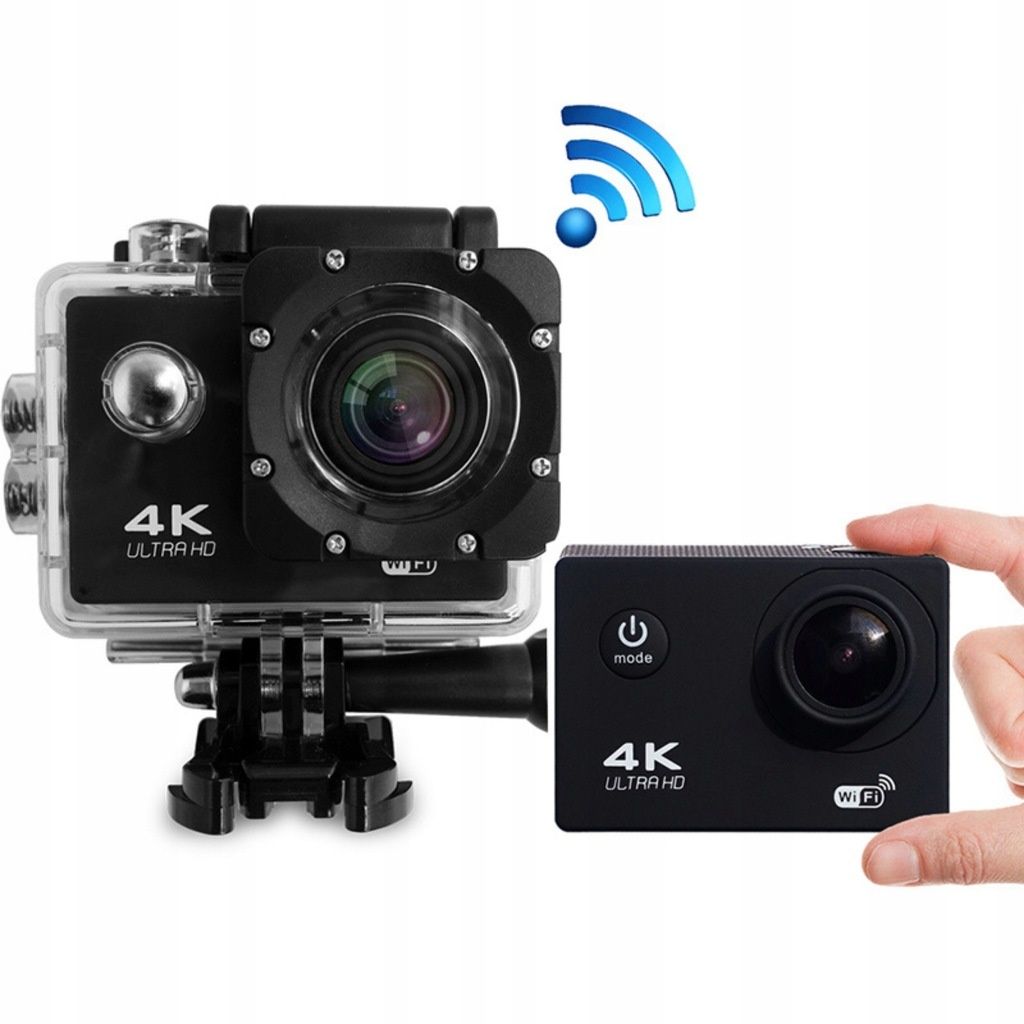 Kamera Ssportowa 4K UHD Wi-Fi PRO GO wodoodporna